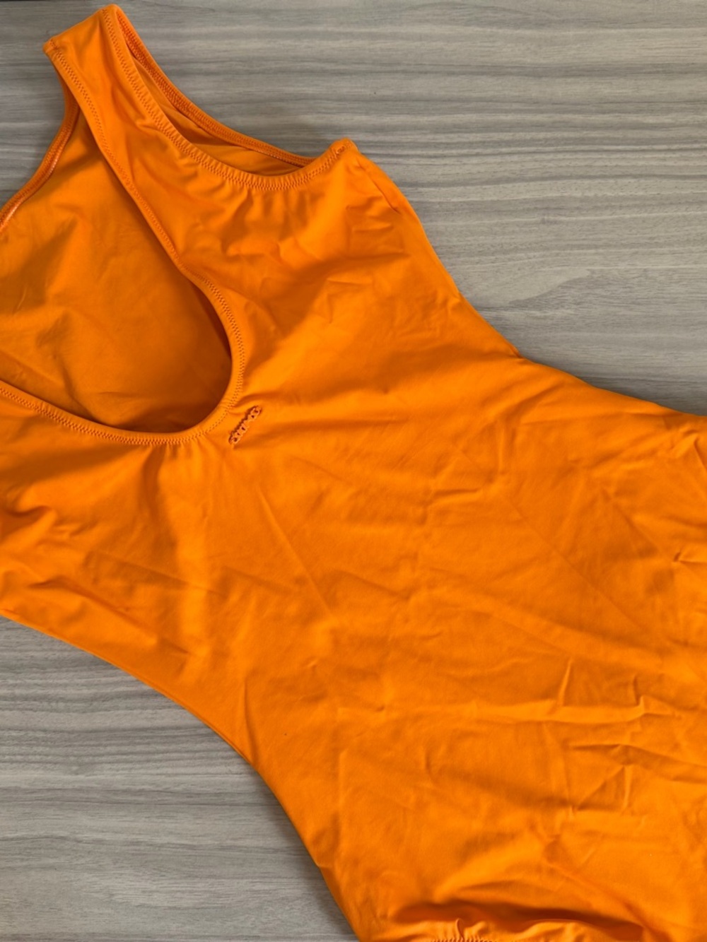 SKIMS Signature Swim High Neck One Piece - NWT - M - Tangerine - Picture 5 of 9
